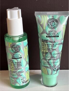 Bereza Siberica Pore Refining Face Cleanser + Restoring & Calming Face Gel Mask